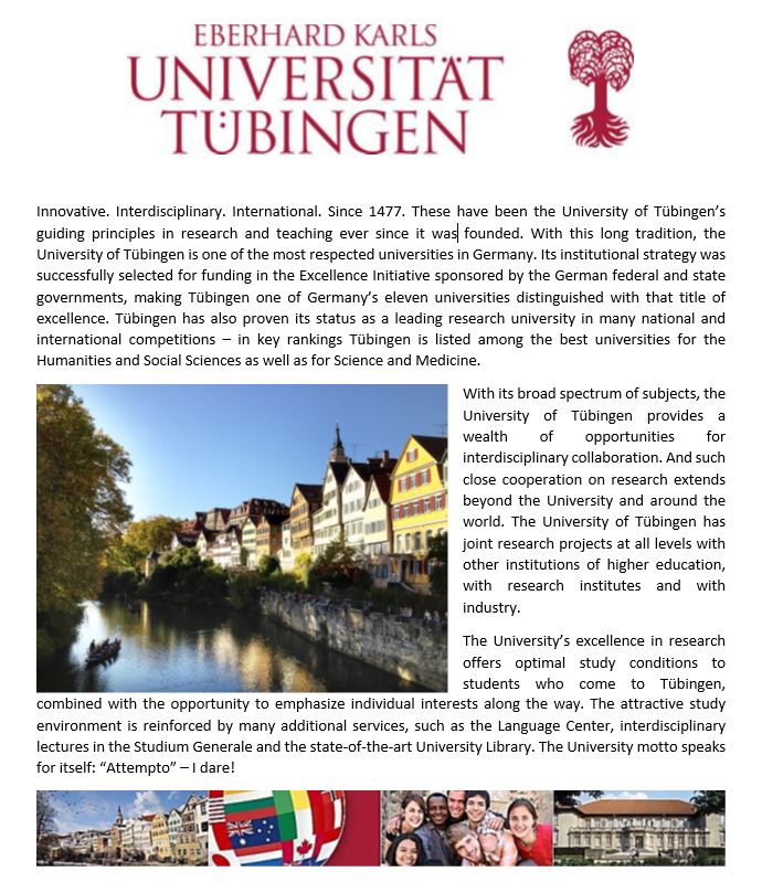 Tubingen TD Brochure Image